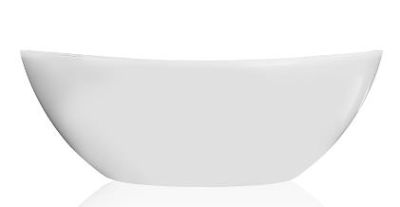 Sienna Freestanding Bath Polished White 1615x805x610mm