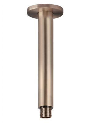 Ceiling Shower Arm 150mm Brushed Champagne