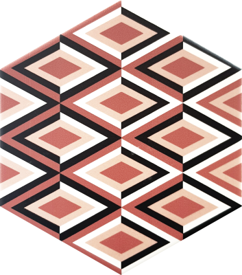 Flamingo Metropolitian 173x150x8mm Matt Porcelain (0.5m²/box)