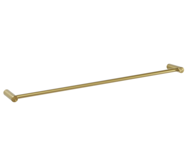 Accessories 88 Brushed Brass Single Towel Rail 