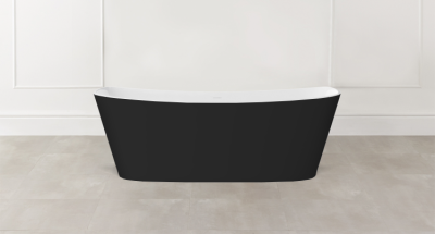 Trivento Freestanding Bath Pol Charc 1650x707x580mm
