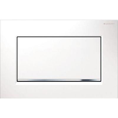 Sigma30 ActPlate Stop-Go Flush Wh/Ch/Wh