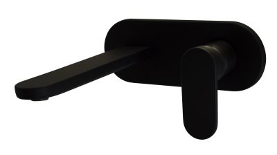 Bay Black Basin Concealed Mixer with Spout