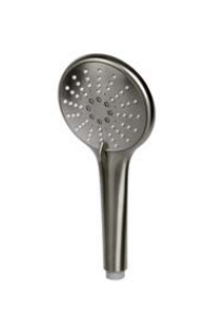 3-Function Round Handshower - Gun Metal