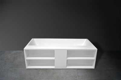 Baronness Freestanding Bath Matt White 1815x700x550mm