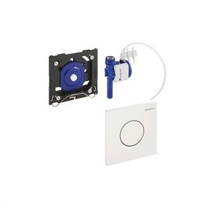 Urinal ActPlateType01 PneuFlushAct White