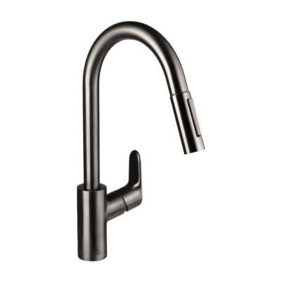 Decor Km 240 Pull-Out Brushed Black Chrome