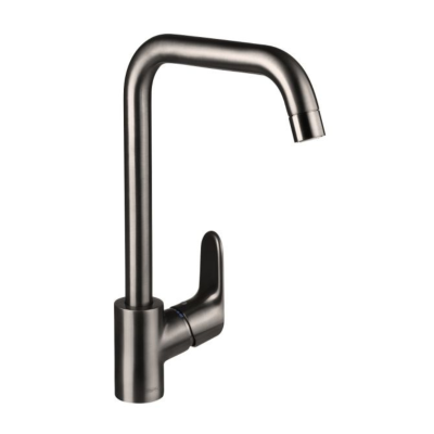 Decor Km 260 Swivel Spout Brushed Black Chrome