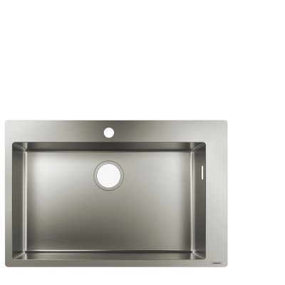 Hansgrohe S71 S711-F660 Built-In Sink 660 Stainless Steel