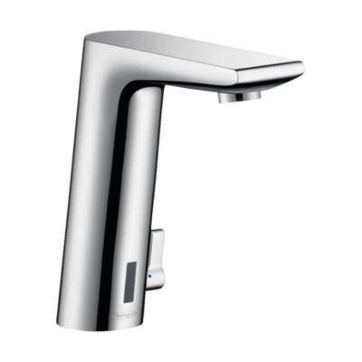 Hansgrohe Metris S Electronic Basin Mixer With Temperature Control Mains Connection 230 V Chrome