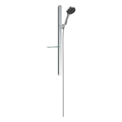 Hansgrohe Rainfinity Shower Set 130 3Jet With Shower Bar 90 Cm And Shelf Chrome