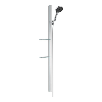 Hansgrohe Rainfinity Shower Set 130 3Jet With Shower Bar 150 Cm And Shelves Chrome