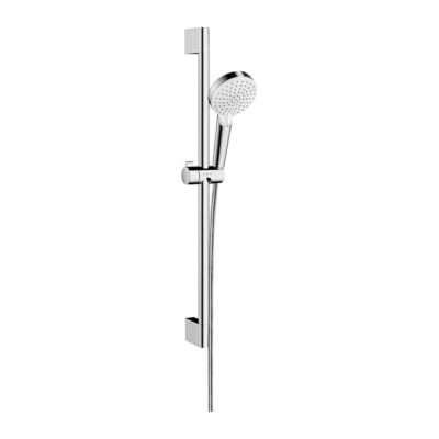 Hansgrohe Crometta Shower Set 100 Vario With Shower Bar 65 Cm White/Chrome