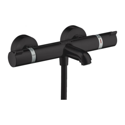 Hansgrohe Ecostat Bath Thermostat Comfort For Exposed Installation Matt Black