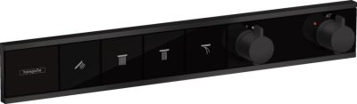 Hansgrohe Rainselect Thermostat For Concealed Installation For 4 Functions Matt Black