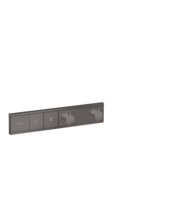 Hansgrohe Rainselect Thermostat For Concealed Installation For 2 Functions Brushed Black Chrome