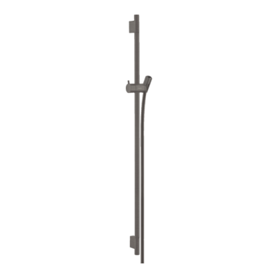 Hansgrohe Unica Shower Bar S Puro 90 Cm With Isiflex Shower Hose 160 Cm Brushed Black Chrome