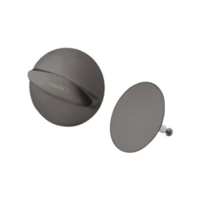 Hansgrohe Flexaplus Finish Set Waste And Overflow Set Brushed Black Chrome