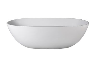 Dubai Freestanding Bath Pearl White 1650x830x500mm