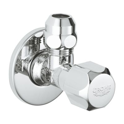 Universal Angle Valve 1/2" Chrome