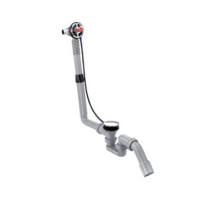 Hansgrohe Exafill S Basic Set Bath Filler, Waste And Overflow Set For Standard Bath Tubs 