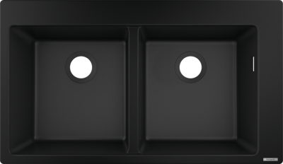 Hansgrohe S51 S510-F770 Built-In Sink 370/370 Graphiteblack