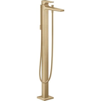 Hansgrohe Metropol Single Lever Bath Mixer Floor-Standing With Lever Handle Brushed Bronze