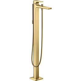 Hansgrohe Metropol Single Lever Bath Mixer Floor-Standing With Lever Handle Polished Gold Optic