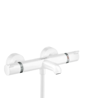 Hansgrohe Ecostat Bath Thermostat Comfort For Exposed Installation Matt White