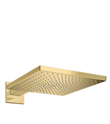 Hansgrohe Raindance E Overhead Shower 300 1Jet With Shower Arm Polished Gold Optic