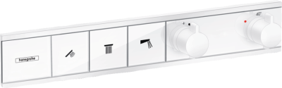 Hansgrohe Rainselect Thermostat For Concealed Installation For 3 Functions Matt White
