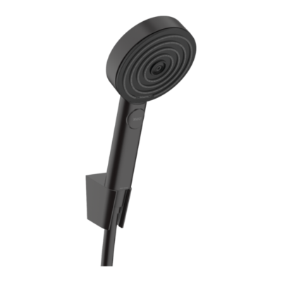 Hansgrohe Pulsify Select S Shower Holder Set 105 3Jet Relaxation With Shower Hose 125 Cm Matt Black