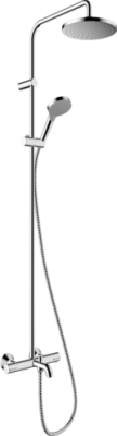 Hansgrohe Vernis Blend Showerpipe 200 1Jet With Bath Thermostat Chrome