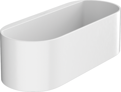 Hansgrohe Wallstoris Storage Basket Deep Matt White