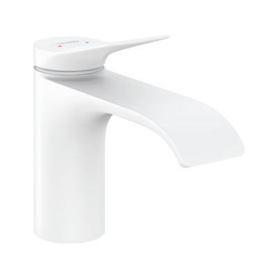 Hansgrohe Vivenis Single Lever Basin Mixer 80 Without Waste Set Matt White