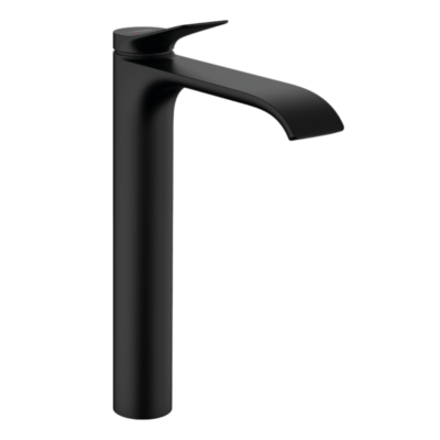 Hansgrohe Vivenis Single Lever Basin Mixer 250 For Wash Bowls Without Waste Set Matt Black