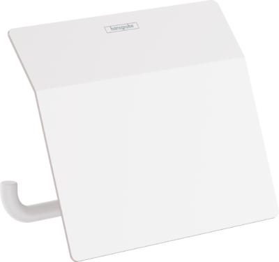 Hansgrohe Addstoris Toilet Paper Holder With Cover Matt White