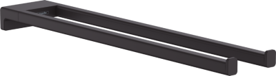 Hansgrohe Addstoris Towel Holder Twin-Handle Matt Black