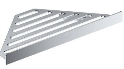 AddStoris Corner Basket Polished Polished Chrome