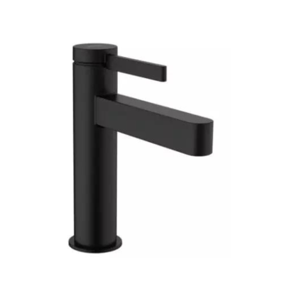 Hansgrohe Finoris Single Lever Basin Mixer 110 Without Waste Set Matt Black