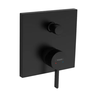 Finoris Single lever bath mixer for concealed installation for iBox universal Matt Black