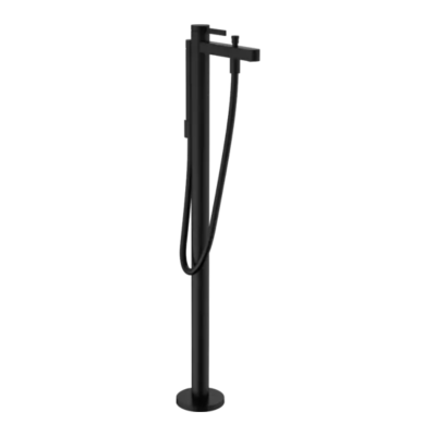 Hansgrohe Finoris Single Lever Bath Mixer Floor-Standing Matt Black