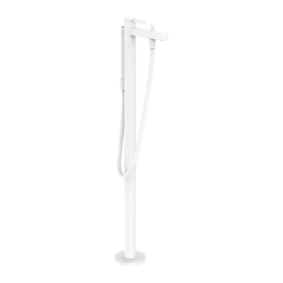 Hansgrohe Finoris Single Lever Bath Mixer Floor-Standing Matt White