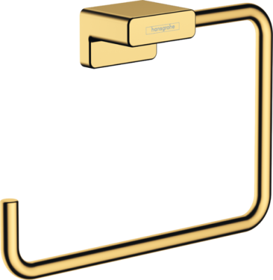 Hansgrohe Addstoris Towel Ring Polished Gold Optic