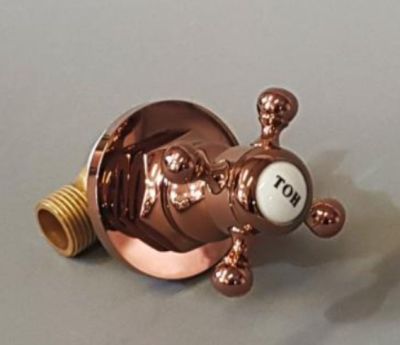 Tap Wall Type Stop Tap Rose Gold