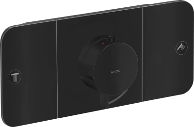 Thermostatic Module For Concealed Installation For 2 Functions Matt Black