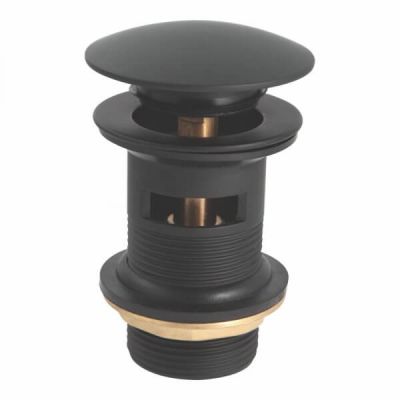 Slotted Black Waste Basin 32mm