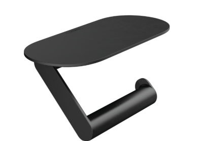 Hansgrohe Wallstoris Toilet Paper Holder With Shelf Matt Black