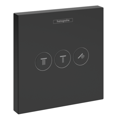 Hansgrohe Showerselect Valve For Concealed Installation For 3 Functions Matt Black