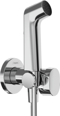 EcoSmart+S Bidette Hand Shower 1jet for Mixed Water with Shower Holder & Shower Hose 125cm Chrome